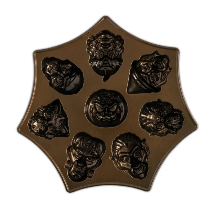 Discount NORDIC WARE Moule à Gâteaux Monstres (x8) Bronze
