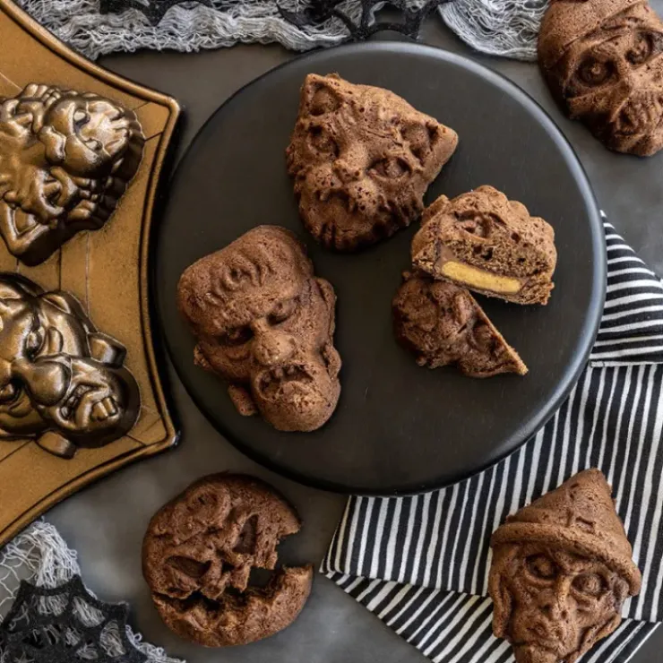 Discount NORDIC WARE Moule à Gâteaux Monstres (x8) Bronze