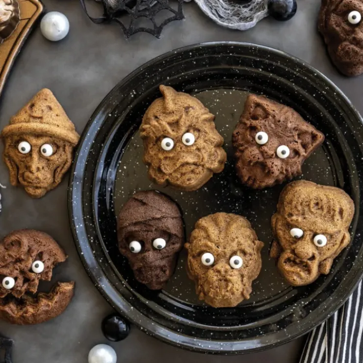 Discount NORDIC WARE Moule à Gâteaux Monstres (x8) Bronze