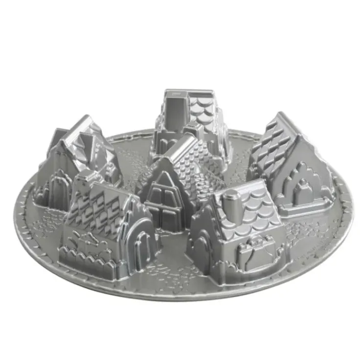 NORDIC WARE Moule à Gâteaux Petit Village (x6) Silver