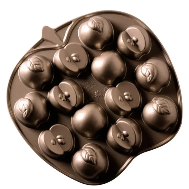 Discount NORDIC WARE Moule à Gâteaux Pommes (x14) Bronze