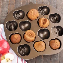 Discount NORDIC WARE Moule à Gâteaux Pommes (x14) Bronze