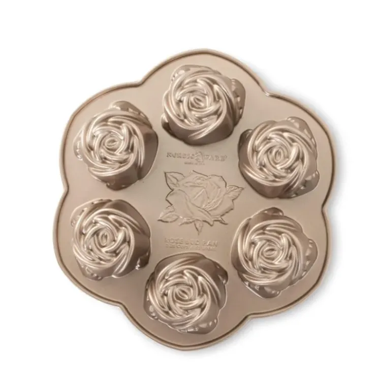 Outlet NORDIC WARE Moule à Gâteaux Roses (x6) Toffee