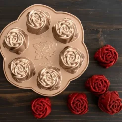 Outlet NORDIC WARE Moule à Gâteaux Roses (x6) Toffee