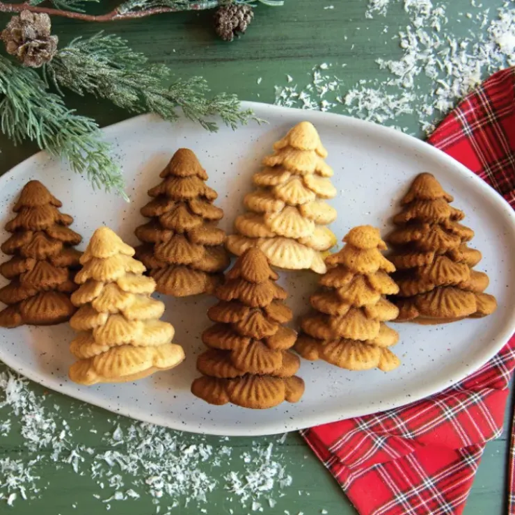 Discount NORDIC WARE Moule à Gâteaux Sapins (x6) Silver