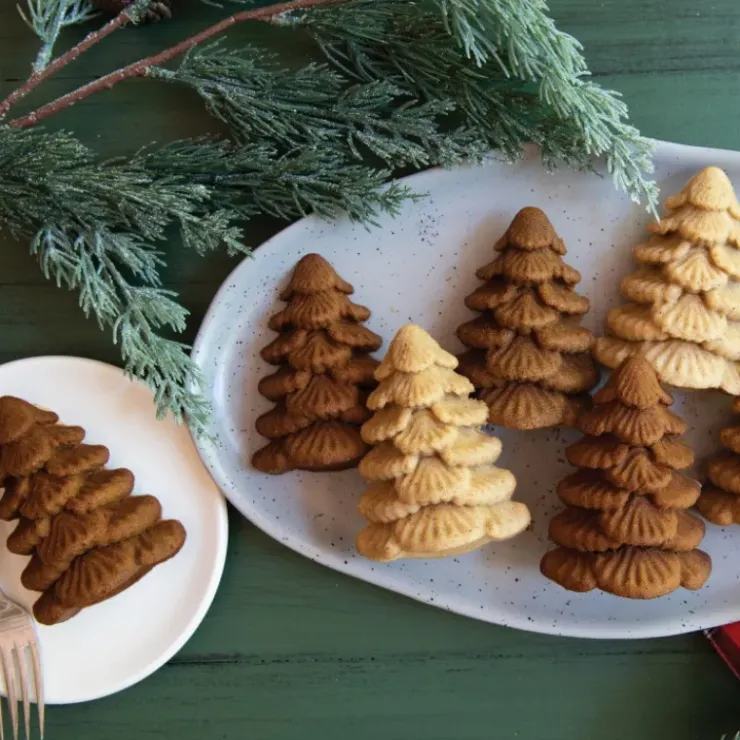 Discount NORDIC WARE Moule à Gâteaux Sapins (x6) Silver