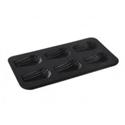 New GOBEL Moule 6 Madeleines XXL Anti-Adhésif Obsidian