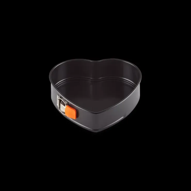 Clearance LE CREUSET Moule à Manqué Coeur Anti-Adhésif Fond Amovible 25 cm