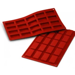 New SILIKOMART Moule à mini Financier silicone souple professionnel