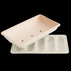 Hot EMILE HENRY Moule à Mini-Baguettes en Céramique 39 cm Lin