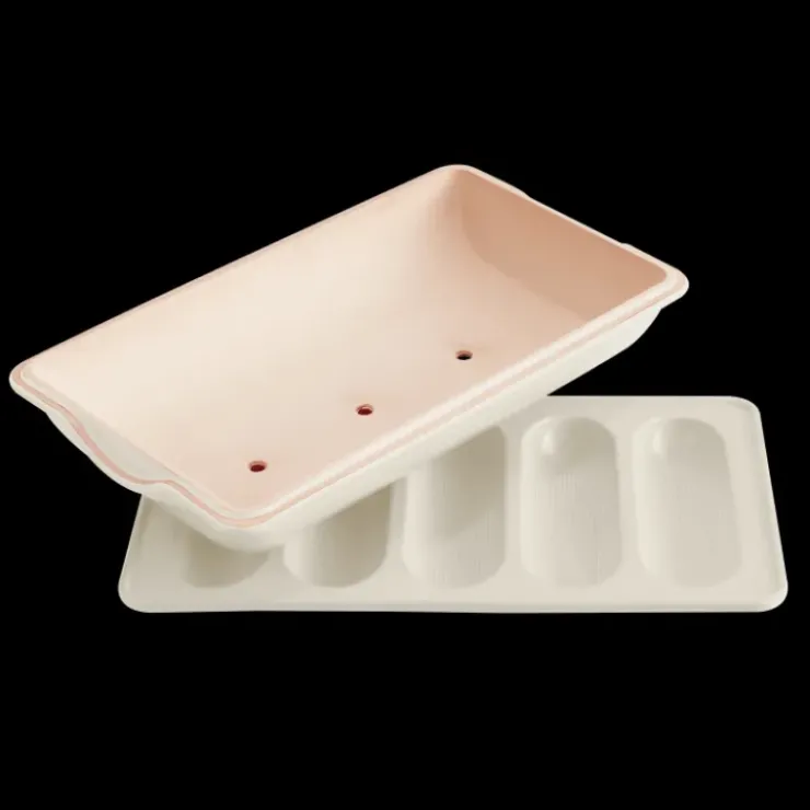 Hot EMILE HENRY Moule à Mini-Baguettes en Céramique 39 cm Lin