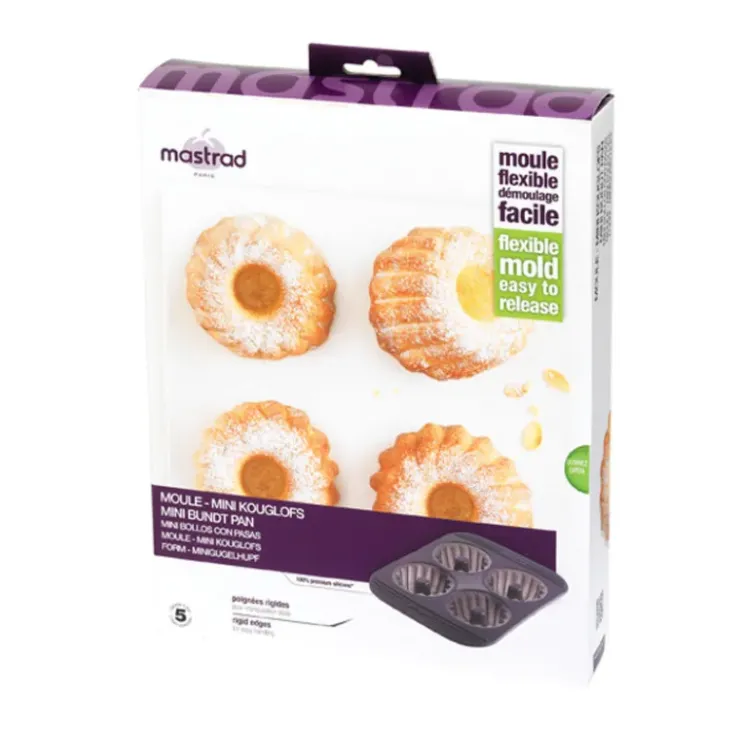 Clearance MASTRAD Moule à Mini-Kouglofs Silicone (x4)