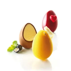 SILIKOMART Moule 5 Oeufs Silicone Ø 50 mm