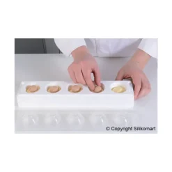 SILIKOMART Moule 5 Oeufs Silicone Ø 50 mm