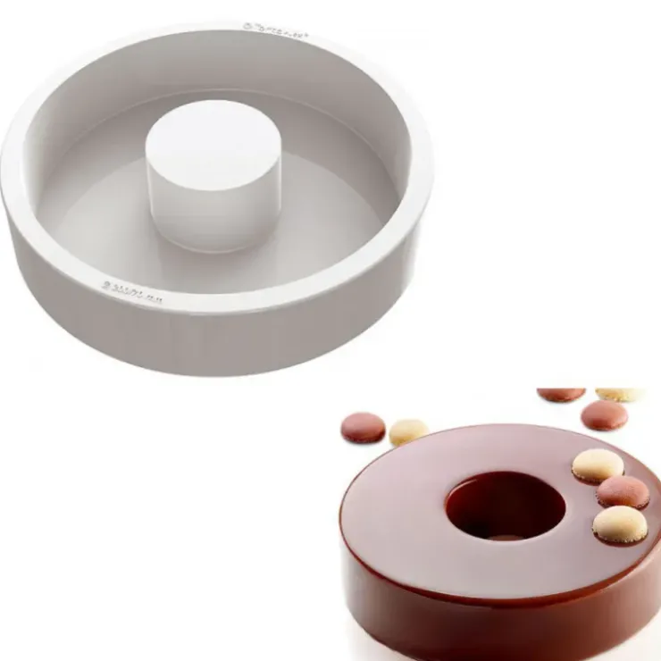 SILIKOMART Moule à Savarin Saturne en Silicone Ø 200mm