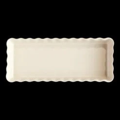 EMILE HENRY Moule à Tarte Rectangulaire en Céramique 15 x 36 cm Argile