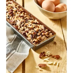 Outlet DE BUYER Moule à Tarte Rectangulaire Inox Perforé Amovible 35 x 10 cm x H 3,5 cm