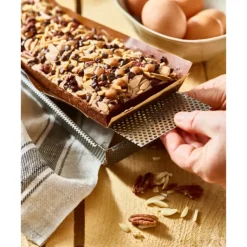 Outlet DE BUYER Moule à Tarte Rectangulaire Inox Perforé Amovible 35 x 10 cm x H 3,5 cm