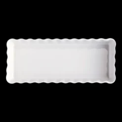 Clearance EMILE HENRY Moule à Tarte Rectangulaire en Céramique 15 x 36 cm Farine