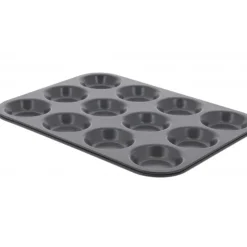 New DE BUYER Moule Anti Adhésif 12 Tartelettes Ø 7 cm x H 1,9 cm
