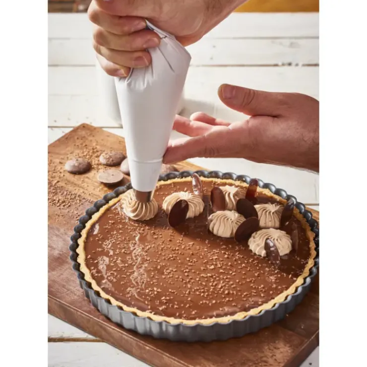 Online DE BUYER Moule Anti Adhésif Tarte Cannelée Fond Amovible Ø 23 cm x H 2,8 cm