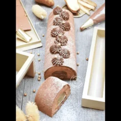 SCRAPCOOKING Moule Bûche Silicone 25 cm