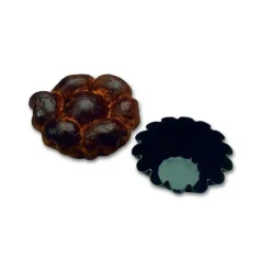 MATFER Moule Brioche 14 côtes 20 cm x H 7,9 cm Anti-adhésif