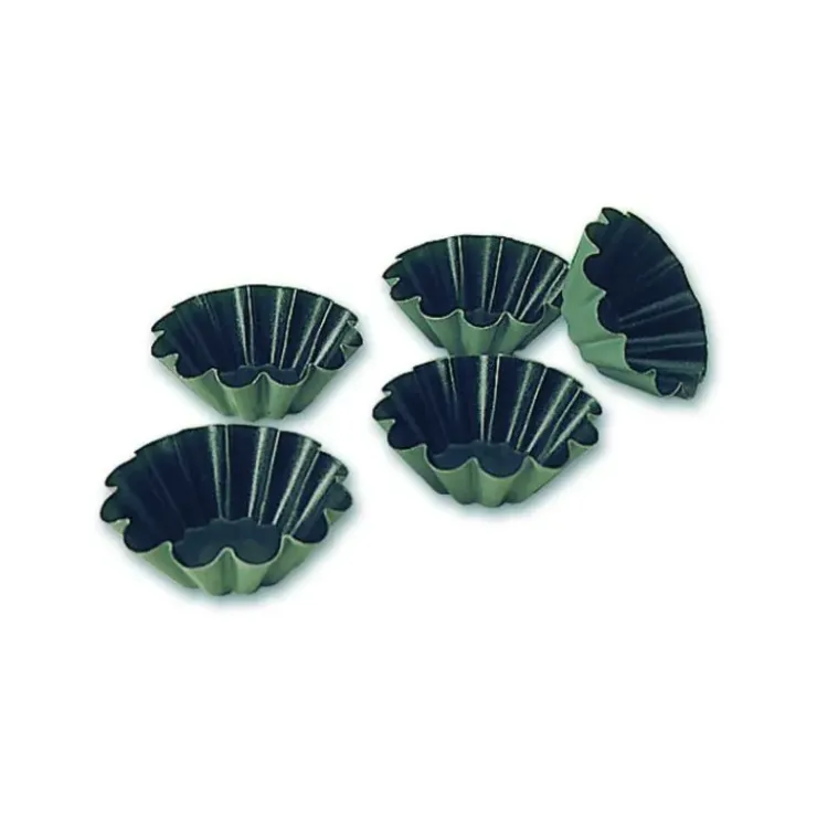 Clearance MATFER Moule Brioche 12 Côtes 6 cm x H 1,5 cm (x25)