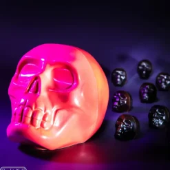 New CHOCOLATE WORLD Moule Chocolat Aimanté Crâne Halloween 10,7 cm