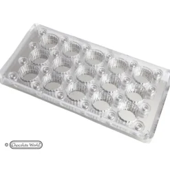 Hot CHOCOLATE WORLD Moule Chocolat Aimanté Rond 3,2 cm (x15)