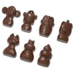CHOCOLATE WORLD Moule Chocolat Animaux du Zoo 31 mm (x21)