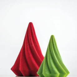 Best PAVONI Moule Chocolat Arbre Mini Twirl Ø 11,2 x H 15 cm (x2)