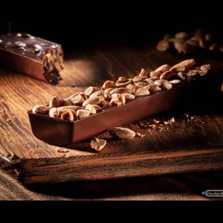 New CHOCOLATE WORLD Moule Chocolat Barre de Nougat 212 g (x2)