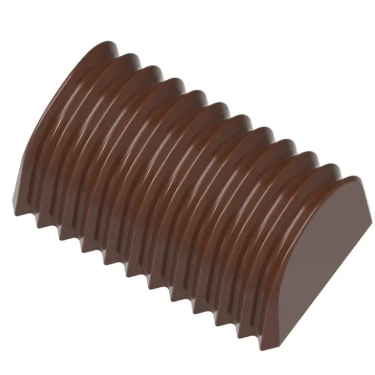 Online CHOCOLATE WORLD Moule Chocolat Bûche Plissée 35,5 mm (x24)