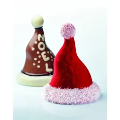Online PAVONI Moule Chocolat Bonnet de Père Noël Ø 13 x H 17 cm (x2)