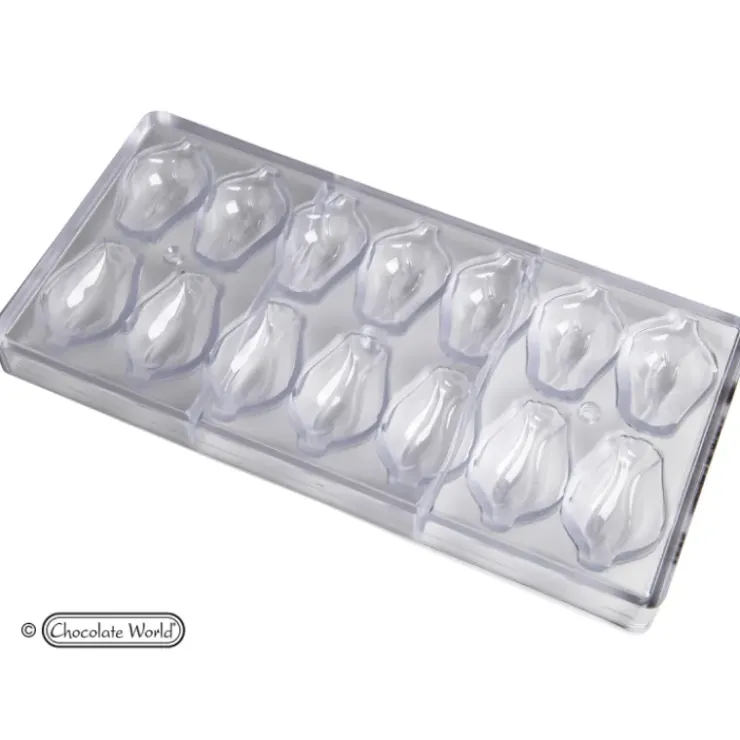 Hot CHOCOLATE WORLD Moule Chocolat Bouton de Rose 14 Cavités