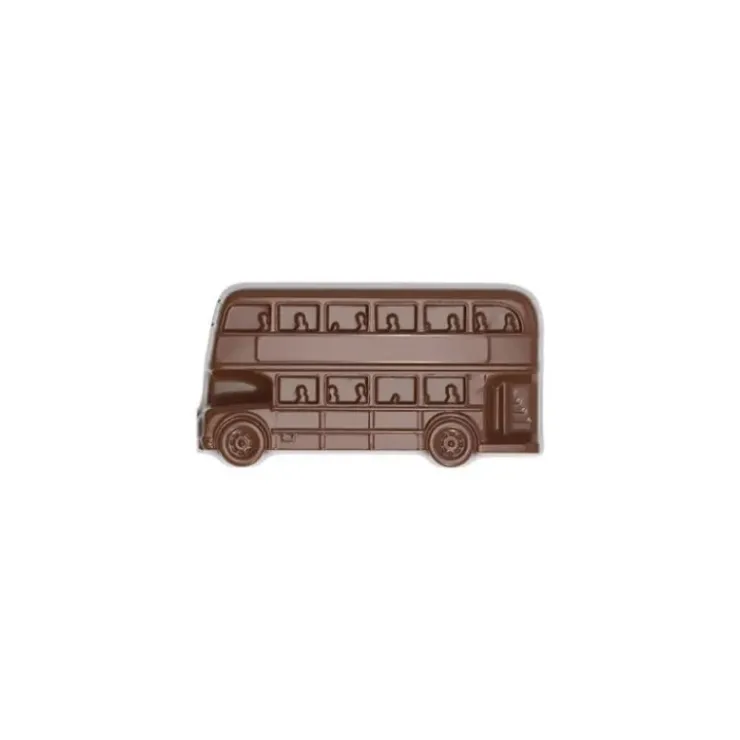New CHOCOLATE WORLD Moule Chocolat Bus Londonien British Collection 39 mm (x24)