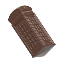 Hot CHOCOLATE WORLD Moule Chocolat Cabine Téléphonique British Collection 44 mm (x24)