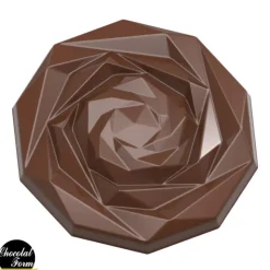 Chocolat Form Moule Chocolat Caraque Rose 4,5 cm (x10)