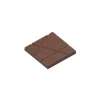 Online Chocolat Form Moule Chocolat Carré avec Rayures 7,5 cm (x3)