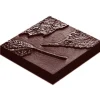 Online CHOCOLATE WORLD Moule Chocolat Carré avec Feuille (x10)
