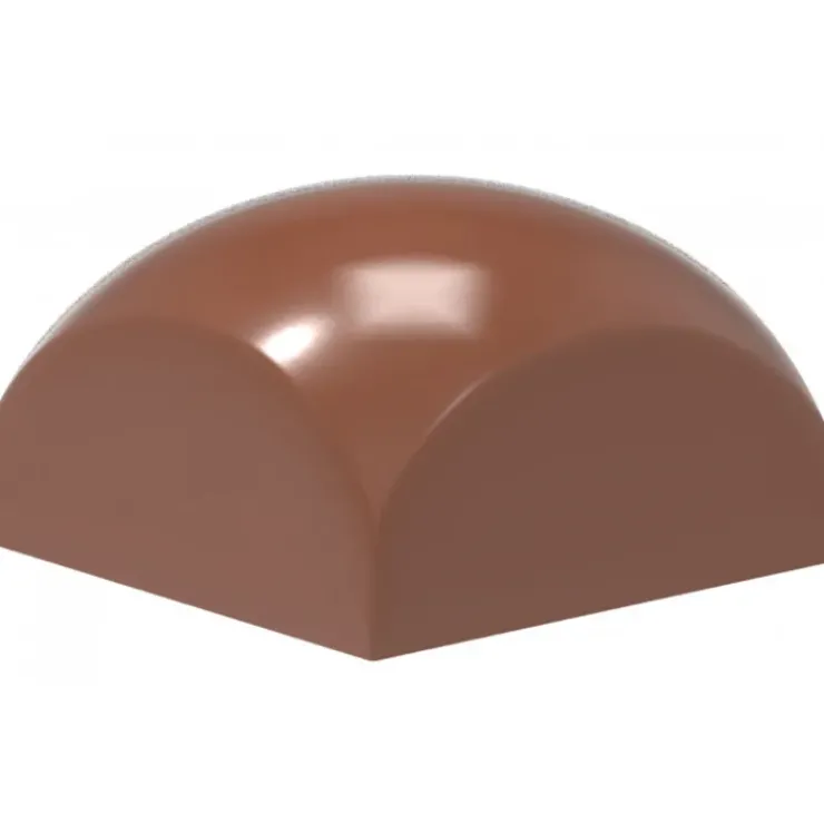 Hot CHOCOLATE WORLD Moule Chocolat Carré Bombé 25,5 mm (x24)