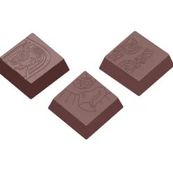 Clearance CHOCOLATE WORLD Moule Chocolat Carré Maya 34 mm (x18)