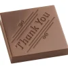 New CHOCOLATE WORLD Moule Chocolat Carré Thank You Merci (x21)