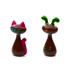 New POP CHOCOLAT Moule Chocolat Chat et Lapin de Pâques (x4)