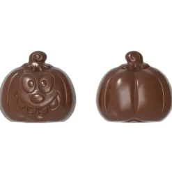 Best CHOCOLATE WORLD Moule Chocolat Citrouille Halloween 5,6 x 5,2 cm (x8)