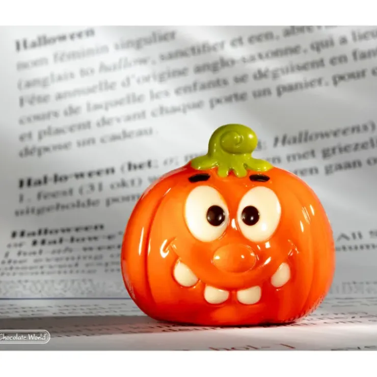 Best CHOCOLATE WORLD Moule Chocolat Citrouille Halloween 5,6 x 5,2 cm (x8)