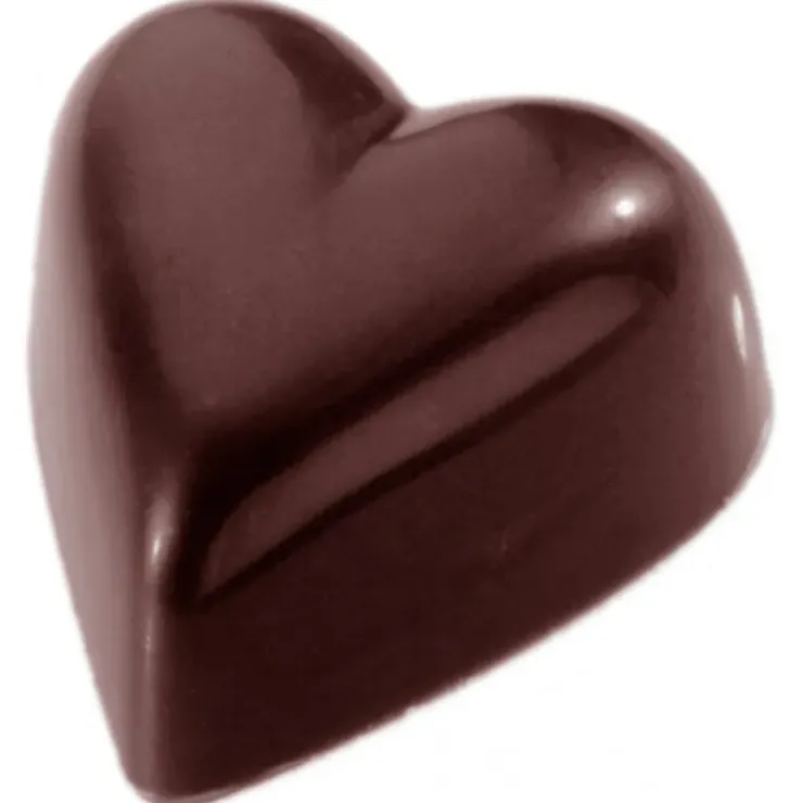 Hot CHOCOLATE WORLD Moule Chocolat Coeur 3.3 cm (x24)