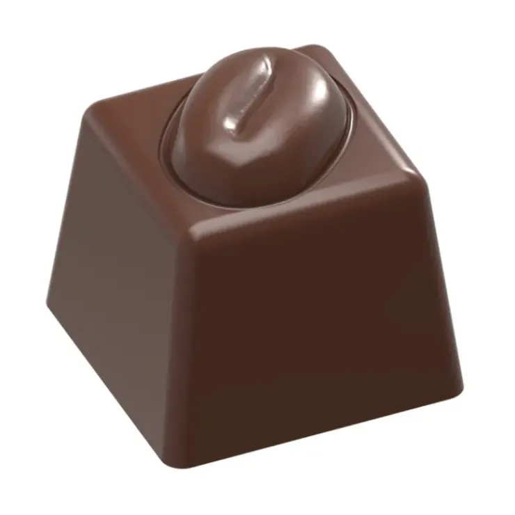 Hot CHOCOLATE WORLD Moule Chocolat Cube Grain de Café 20 mm (x24)