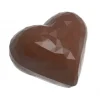 Best CHOCOLATE WORLD Moule Chocolat Cœur Double à Facettes 3,4 x 2,8 cm (x21)